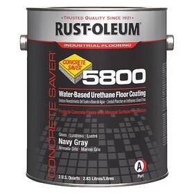 Rust-oleum 353866 Rust-oleum 1 Gal Floor Coating Gloss Finish Navy Gray Water Base