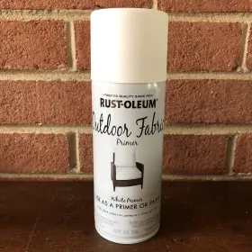356101 Rust-oleum 1 Can Of Outdoor Fabric White Primer Or Paint