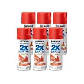 366987 Rust-oleum 366987-6pk 12 Ounce Pack Of 6 Ultra Matte Burnt Sienna