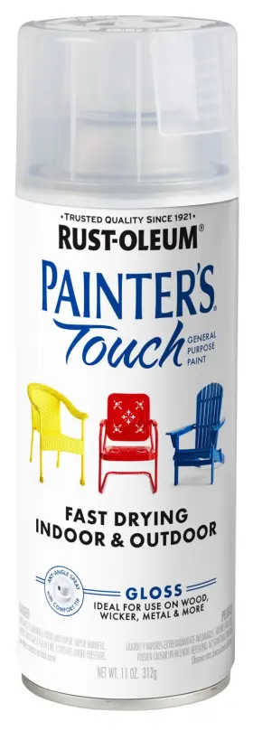 391729 Rust-oleum Painters Touch General Purpose 11 Ounce Pack Of 1 Gloss Clear