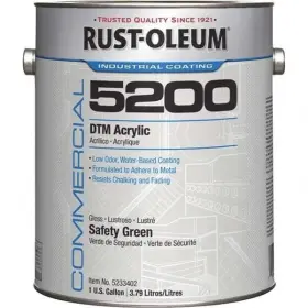 5233402 Rust-oleum Commercial 5200 System Dtm Acrylic Paint Safety Green
