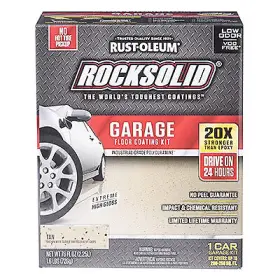 60007 Rust-oleum Rocksolid Garage Floor Coating Kit Tan 200-250 Sq. Ft