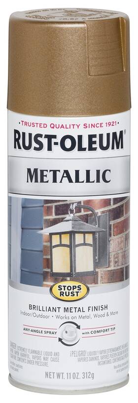 Rust-oleum 7274830 Rust-oleum Stops Metallic 1 Count Pack Of Antique Brass