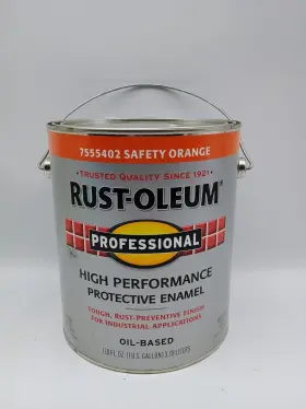 7555-402 Rust-oleum 1 Gallon. Rustoleum Stops Safety Orange Paint Enamel 755402