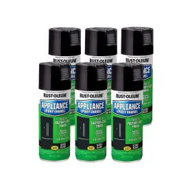 7886830 Rust-oleum 7886830-6pk Specialty Appliance Epoxy 12 Ounce Pack Of 6 Black