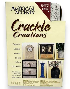 7971 Rust-oleum Vintage American Accents Crackle Creations 2-step Antiqued Ivory