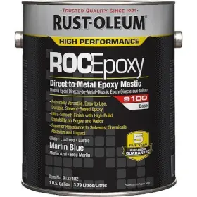 9122402 Rust-oleum Epoxy Mastic Coating Marlin Blue Semi-gloss 1 Gal 125 To
