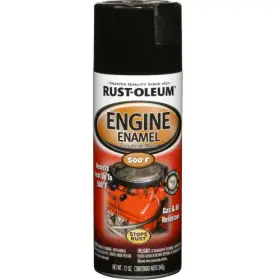 Mpn-303940502123 Rust-oleum Automotive 6-pack Spray Paint High Temperature Heat Gloss Black Automative Engine Enamel