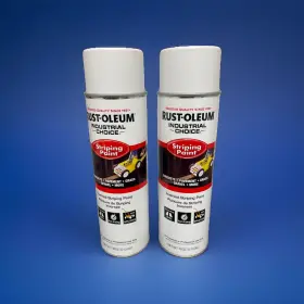 1691838v Rust-oleum Corp White Gloss Inverted Striping Paint 18 Oz. Pack Of 2
