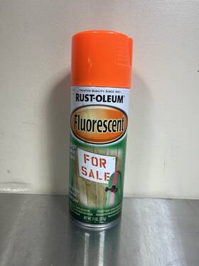 Rust-oleum Corp 1954830 Free Shipping Rust-oleum Specialty Fluorescent Orange Spray Paint 11 Oz