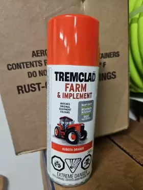 280142 Rust-oleum Corp Tremclad Kubota Orange Spray Paint 12 Oz. 340g