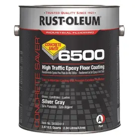 S6582413 Rust-oleum 1 Gal Floor Coating High Gloss Finish Silver Gray