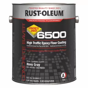 S6586413 Rust-oleum Floor Coating 6500 Navy Gray 1 Gal Can 6h061