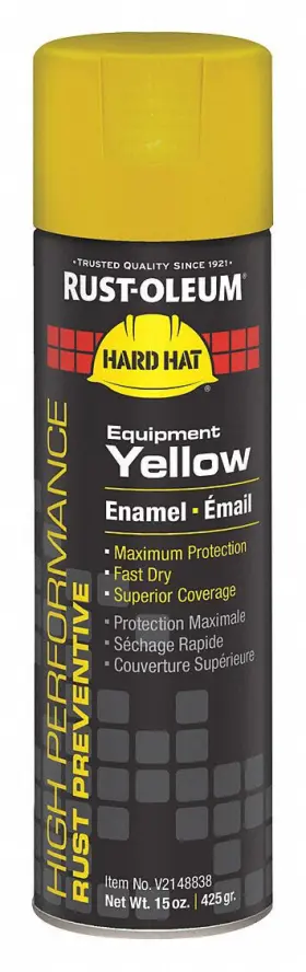 V2148838 Rust-oleum V2100 System Enamel Spray Paint 15 Oz Equipment Y