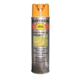 V2345838v Rust-oleum Inverted Marking Paint 20 Oz Caution Yellow Solvent