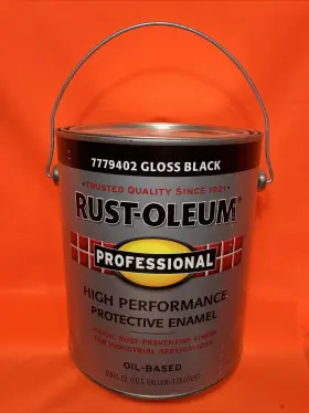 7779402 Rustoleum High Performance Protective Enamel Gloss Black 1 Gallon