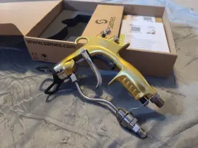 135.732.120 Sames Kremlin Xcite Airmix Gun With Tip Swivel Fitting Npts Filter Housing