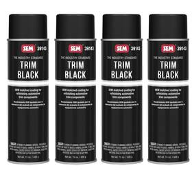 Sem 39143 4pack 39143 Trim Black Aerosol 4 1 Count Pack Of