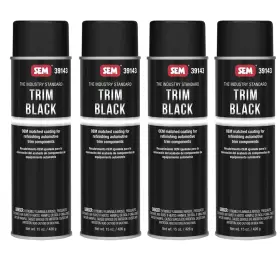 39143 Sem 4pack Trim Black Aerosol 4 1 Count Pack Of