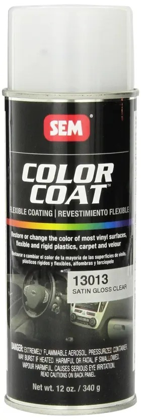 Sem 646786130137 13013 Satin Clear Color Coat - 12 Oz