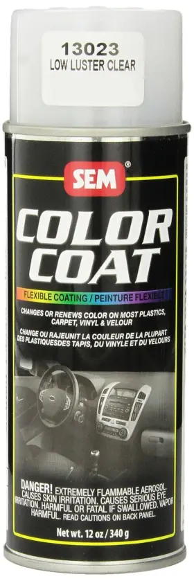 Sem 646786130236 13023 Low Luster Clear Color Coat Mixing System - 12 Oz