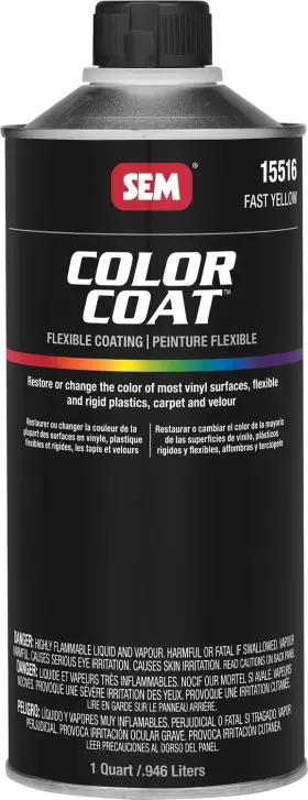 Sem 646786155161 15516 Fast Yellow Color Coat - 1 Quart