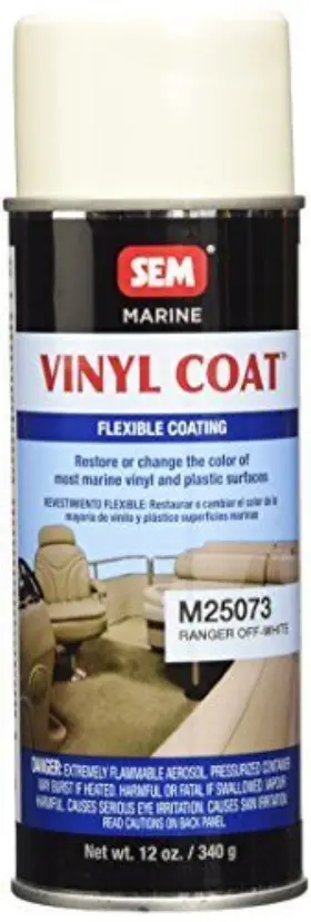 M25073 Sem 646786951541 Ranger Off-white Marine Vinyl Coat - 12 Oz