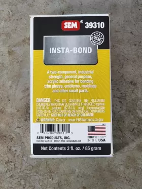 Sem Products 646786393105 39310 Insta-bond Adhesive Kit. New Stock