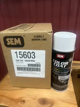 15603 Sem Products 646786951619 Color Coat Sailcloth White Lot Of 6 Cans