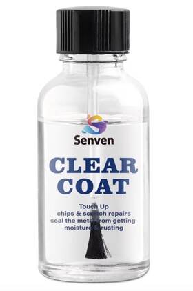 Senven X0018rcajaz Clear Coat Touch Up Paint High Gloss Moisture Resistant 1.5 Fl Oz Bottle 8 Pk