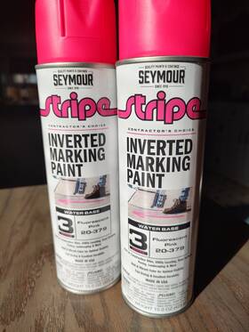 Seymour 043281008402 20-379 Inverted Marking Paint Fluorescent Pink- 2 Pack