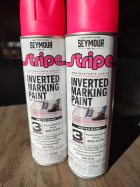 20-379 Seymour 043281008402 Inverted Marking Paint Fluorescent Pink- 2 Pack