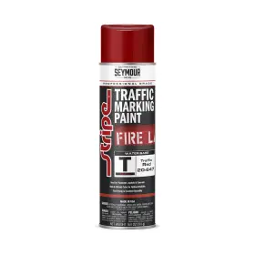 20-647 Seymour Stripe Water-based Traffic Marking Paint Red 18 Oz