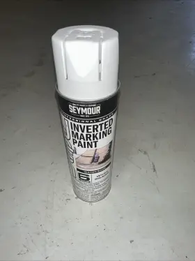 20-652-12 Seymour 12pk 20-652 Inverted White Landscaping Construction Marking Paint 17 Oz