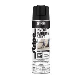 20-663 Seymour Stripe 6-series Inverted Ground Marking Paint Black 17oz