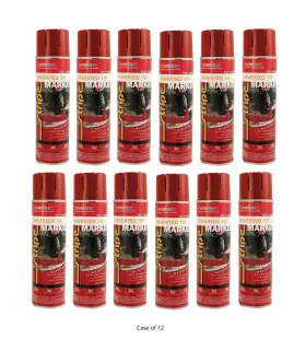 200671 Seymour Red Marking Paint 12 X 17oz Cans Safe For Grass Meets Apwa Standards