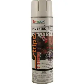 20-352 Seymour Midwest 12 Pk Inverted White Landscaping Construction Marking Paint 20 Oz
