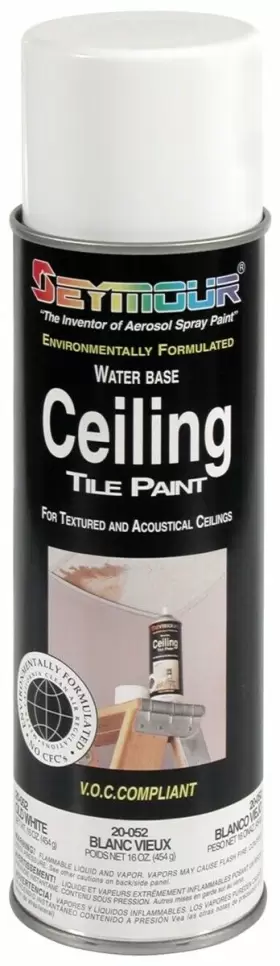 Seymour Of Sycamore 20-52 16 Oz Ceiling Tile Paint Old White- Pack 1