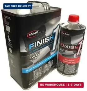 Fc720 Sherwin-williams 029316010152 Finish 1 Ultimate Overall Clearcoat 1gal /with Hardener