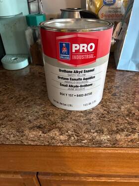 Sherwin Williams B54y157 Pro Industrial Safety Yellow Alkyd Enamel Paint