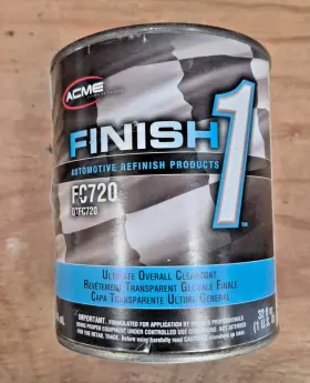 Ds679 Sherwin-williams Dimension 679 Sealer 3/4 Quart And Fc 720 Clearcoat 1/2 Qt