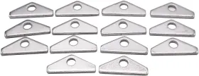 Shlpdfm 313024487475 14 Pcs/set Steel Valve Cover Hold Downs Mini Tab Kit Silver Chrome M