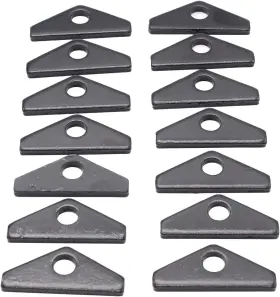 Shlpdfm 445010944983 14 Pcs/set Black Colour Steel Valve Cover Hold Downs Mini Tab Kit Chrome C