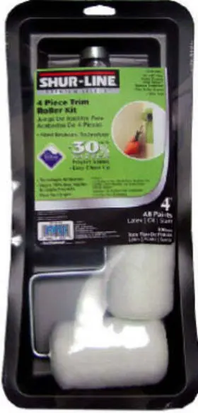 10676278 Shur-line 03942 Premium Select Teflon Trim Roller Set 4 Inch