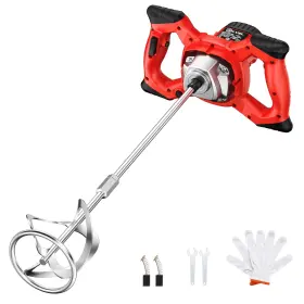 Xs-3rbl-gj5j Silvel Cement Mixer Max 2300w Electric Concrete With 6 Adjustable Speeds Por