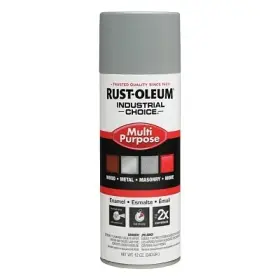 214645 Sim Supply Blocked Brand Industrial Choice 1600 System Enamel Aerosols 12oz Ansi 61 Lt Gray High-gloss