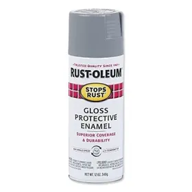 7786830 Sim Supply Blocked Brand Stops Rust Protective Enamel Spray Paint 12 Oz Aerosol Can Smoke Gray Gloss