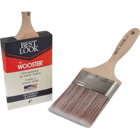 D4024-4 Sim Supply Blocked Brand Best Look By 4 Inch Flat Paint Brush 071497188373