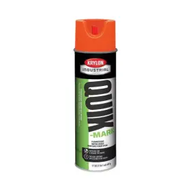 K04002000 Sim Supply Blocked Brand Industrial Over Head Marking Paint 17 Oz. Fluorescent Red/orange Water