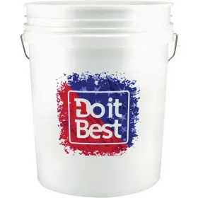 05gdusa1120 Sim Supply Inc. Do It Best 5 Gal. White Patriotic Pail Pack Of 10 Inc